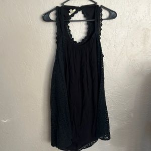 Black KORI dress size Medium with lace details